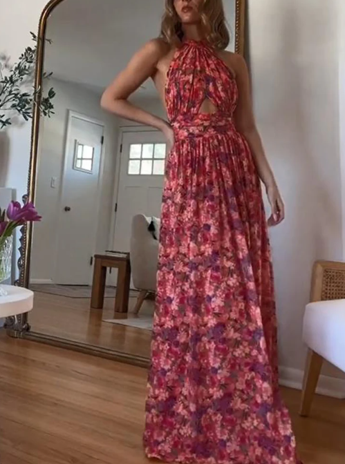 The Bloom Elegance Maxi Dress