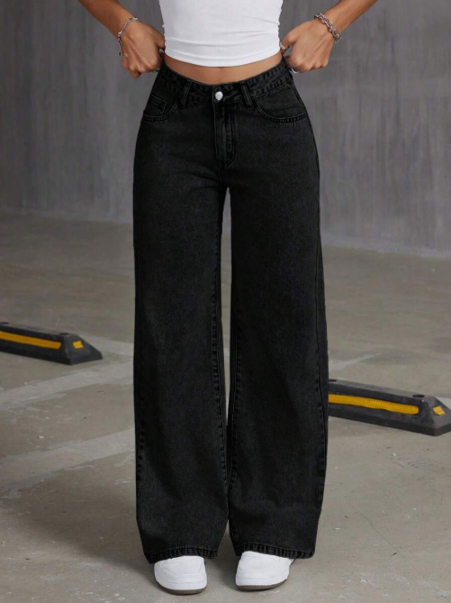 Low Waist Bow Jeans