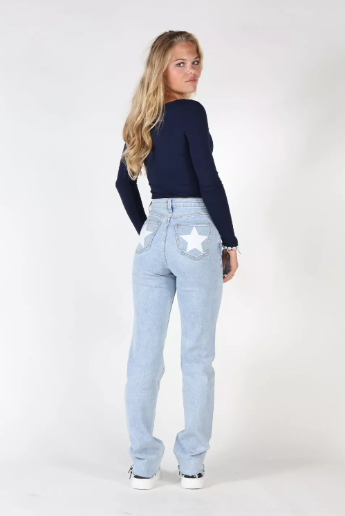 Classic High-Rise Star Jeans