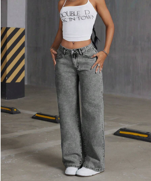 Low Waist Bow Jeans
