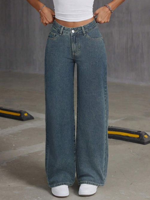 Low Waist Bow Jeans