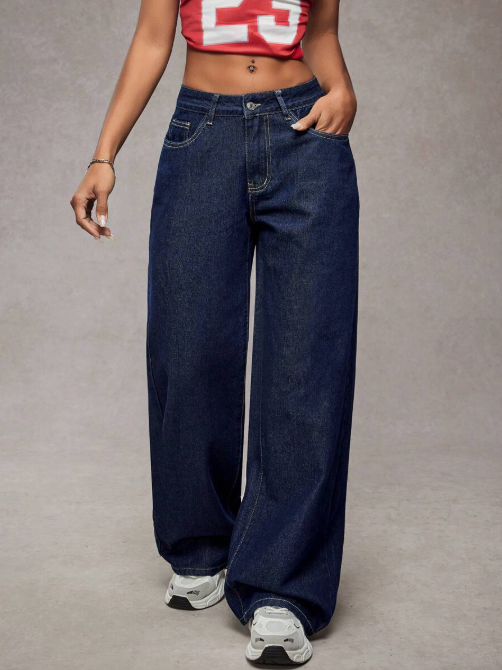 Low Waist Bow Jeans