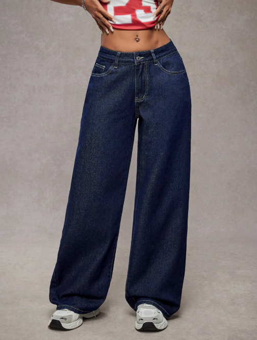 Low Waist Bow Jeans
