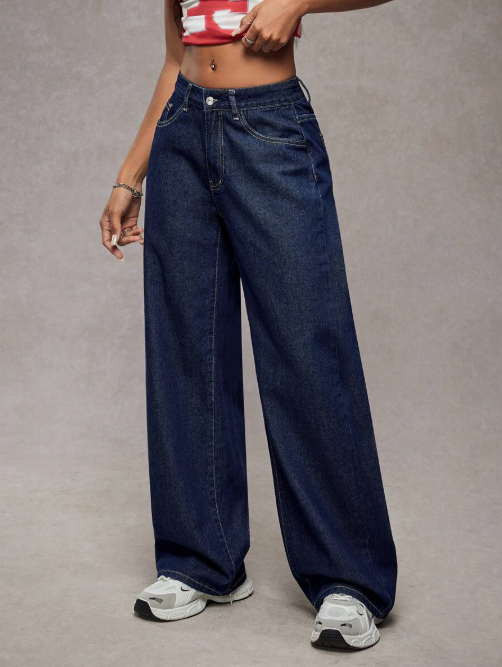 Low Waist Bow Jeans