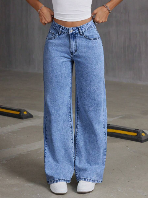 Low Waist Bow Jeans