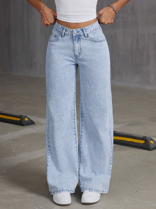 Low Waist Bow Jeans