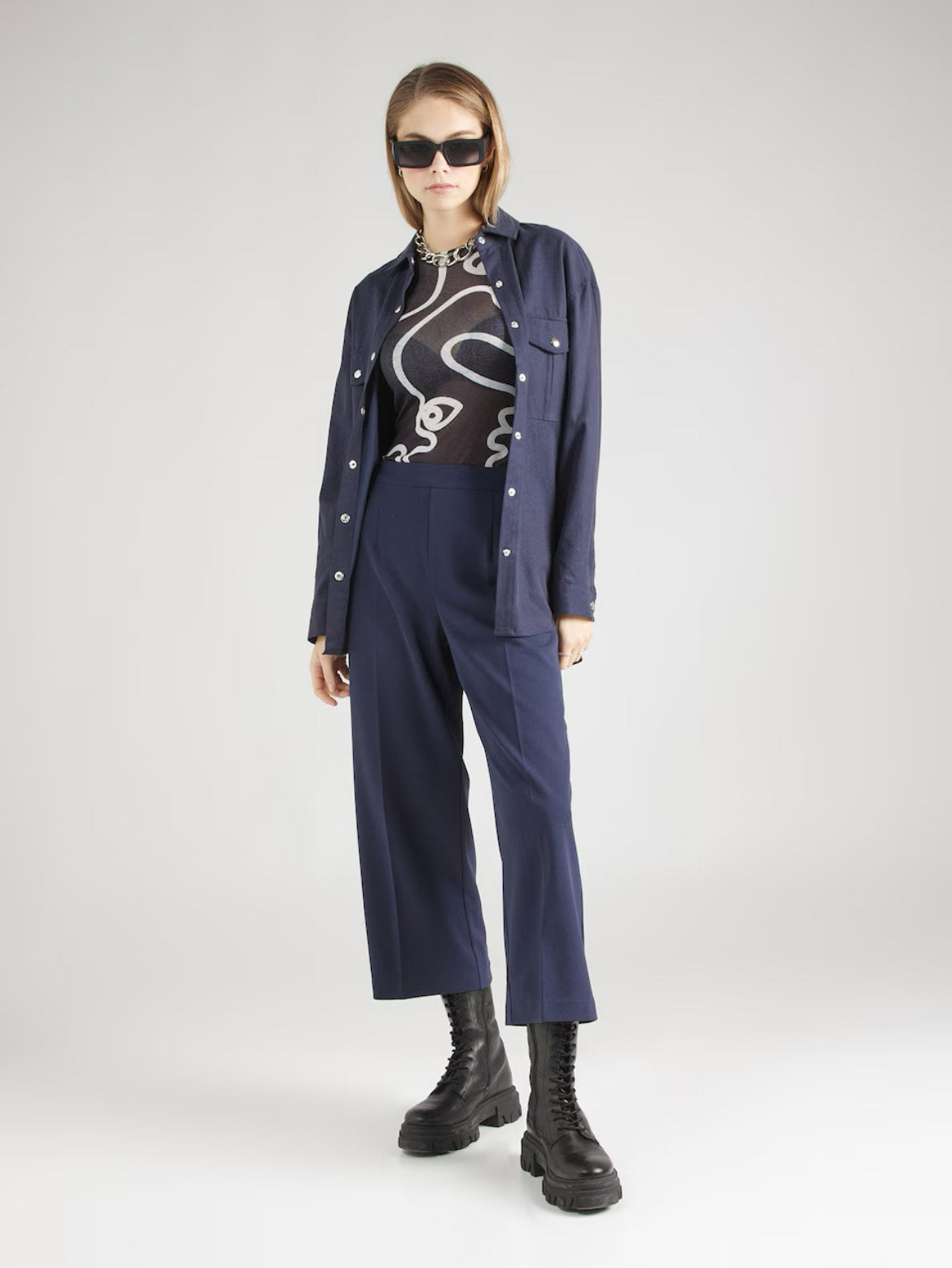 Relaxed Straight Leg Jeans