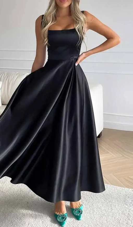 Product 3: Noir Grace Midi Dress