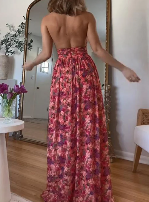 The Bloom Elegance Maxi Dress