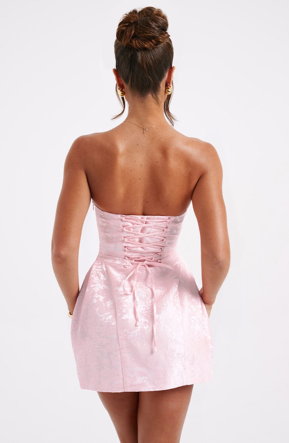 Blush Elenora Strapless Bow Mini