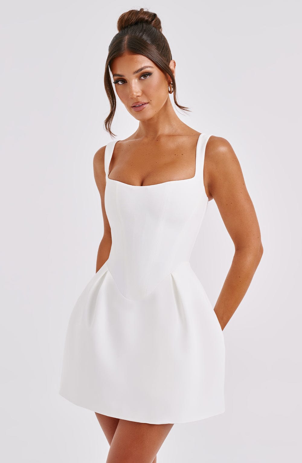 Ivory Janiyah Corset Mini Dress