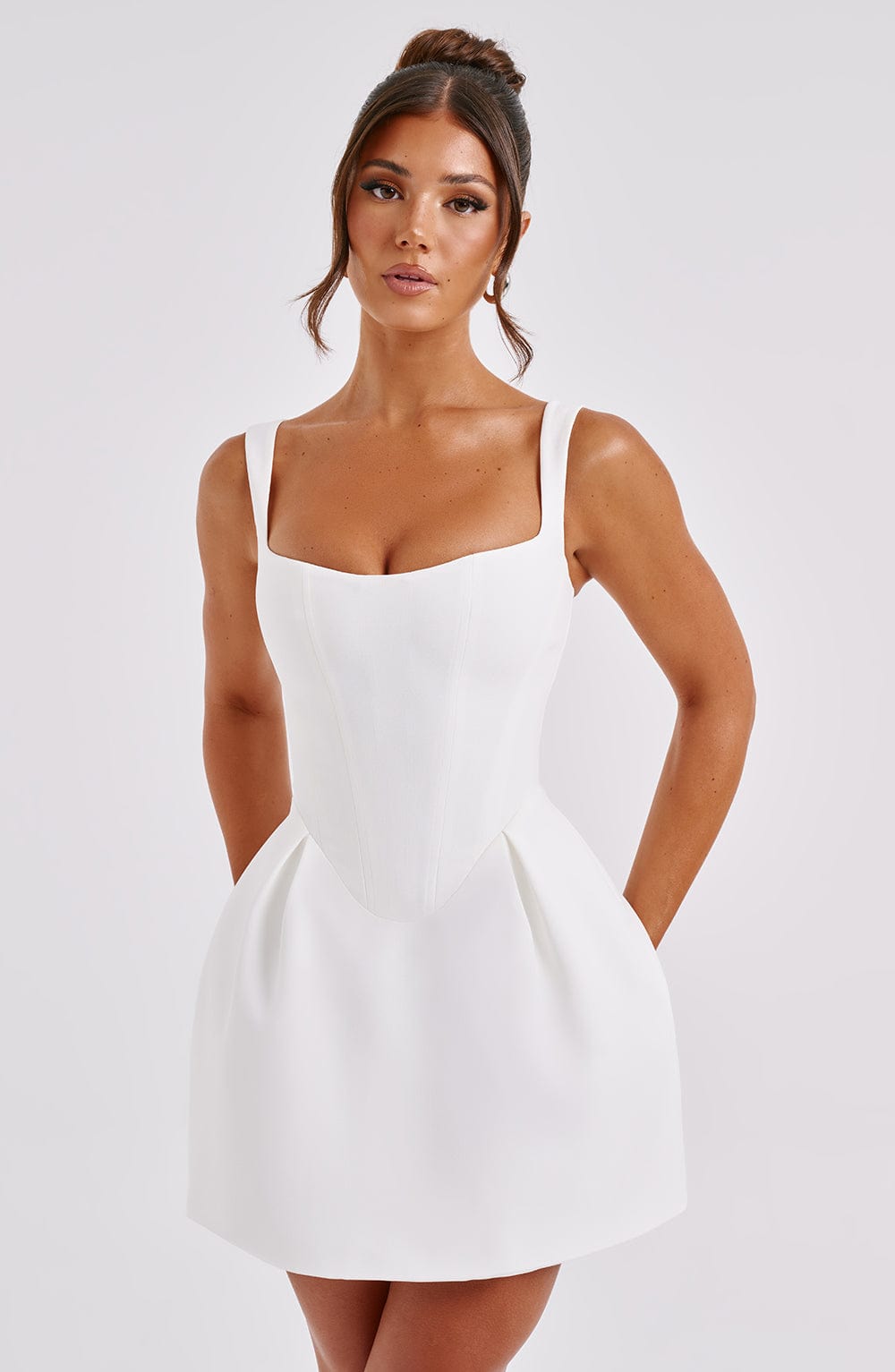 Ivory Janiyah Corset Mini Dress