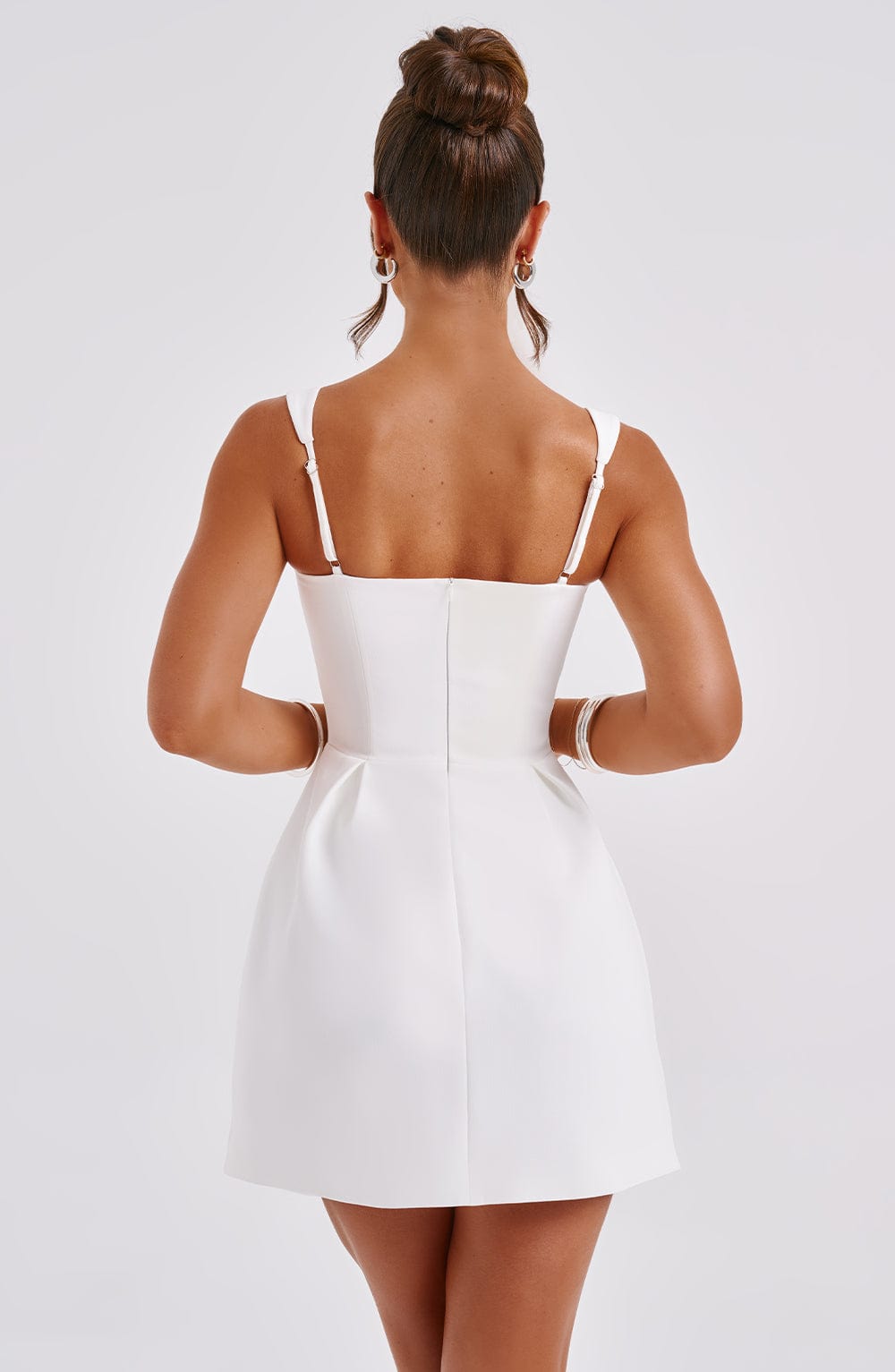 Ivory Janiyah Corset Mini Dress