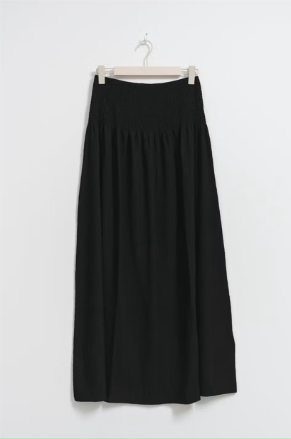 Elegant Pleated Maxi Skirt
